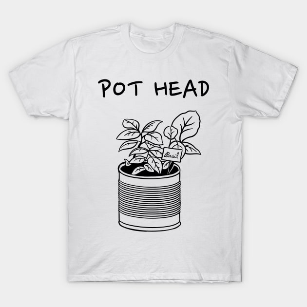 Pot  Head T-Shirt by barn-of-nature